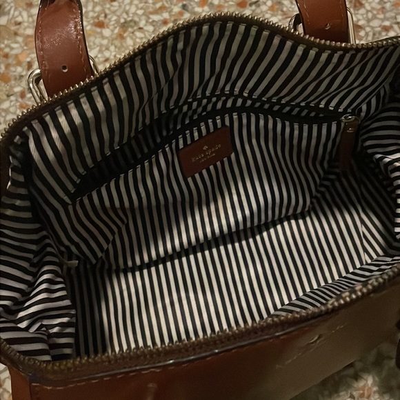 KATE SPADE Brown Leather Crossbody Convertible Handbag - Picture 6 of 11
